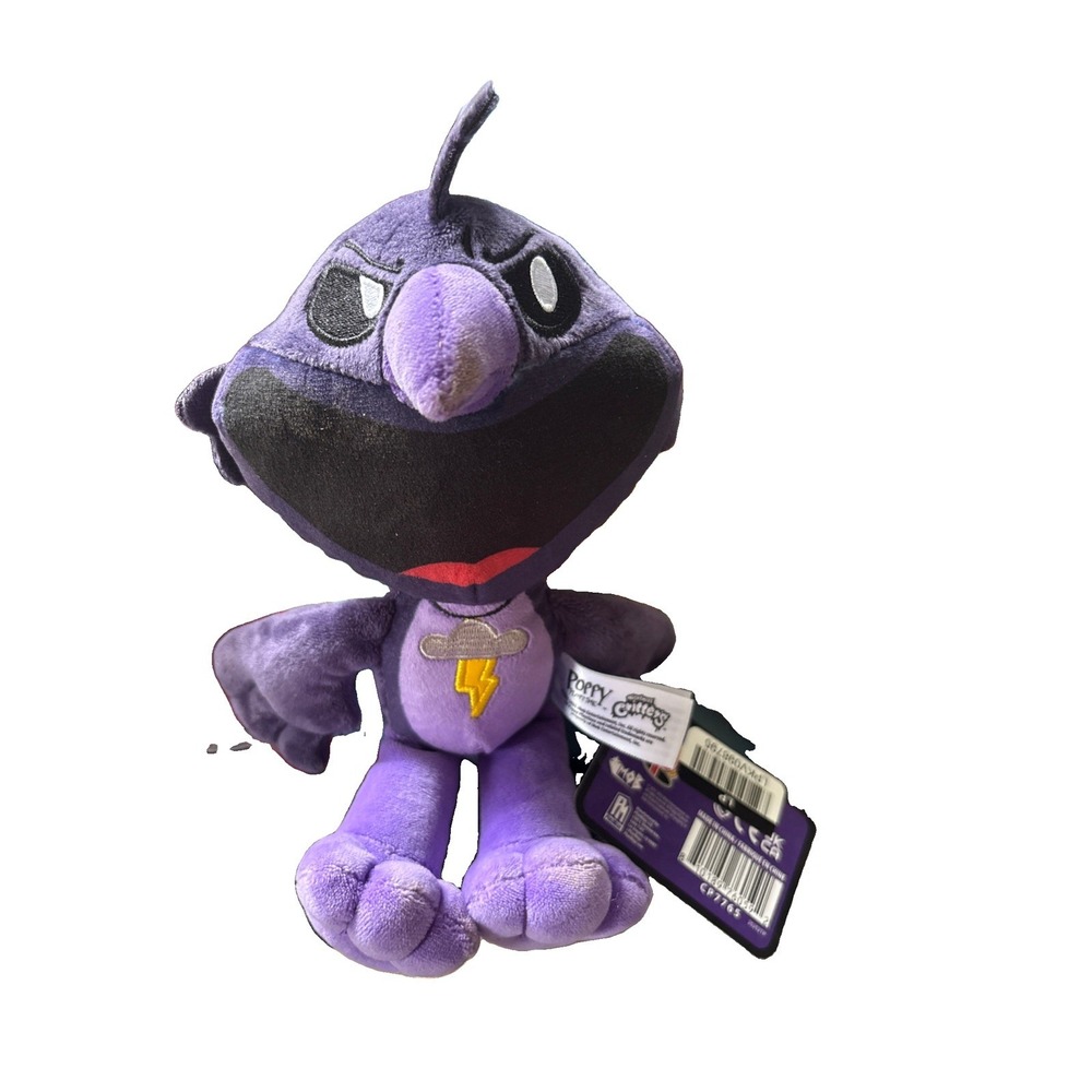 Poppy Playtime Nightmare Critters Poe Plush PhatMojo Purple Bird Toy NWT